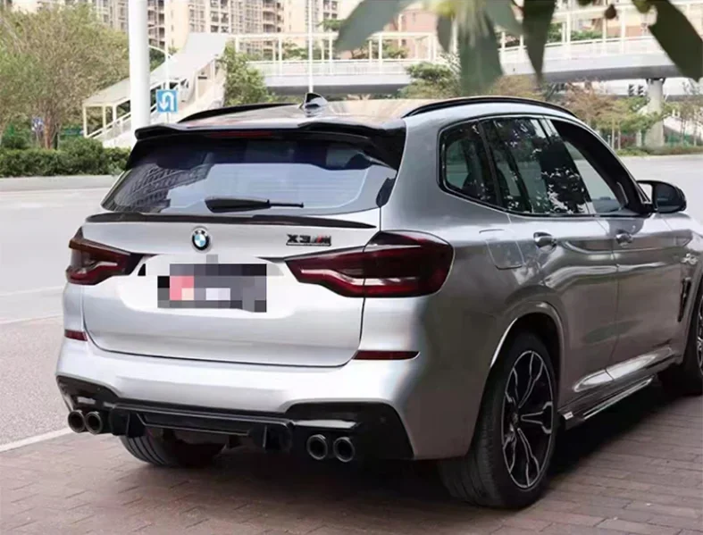 BMW X3 iX3 X3M G01 2018 2019 2020 2021 2022 2023 Augstas Kvalitātes Oglekļa Šķiedras Aizmugures Bagāžnieka Lūpu Spoilers Ārējie