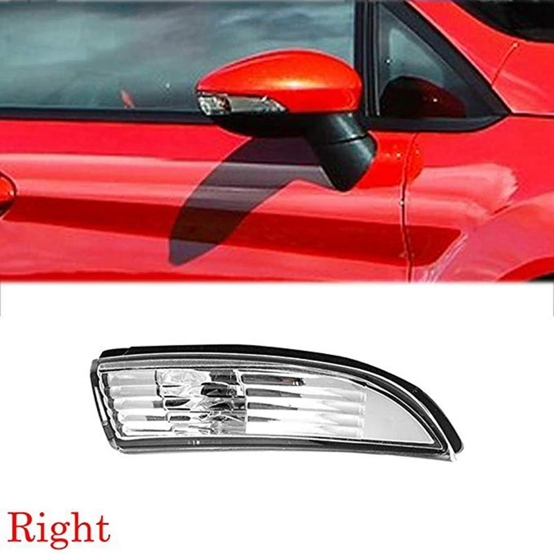 20X Labo Pagrieziena Signālu Gaismas, Durvju Ārējie Spoguļi Indikators Vāks Gaismas Ford Fiesta Mk8 2008-2016 Bez Spuldzes