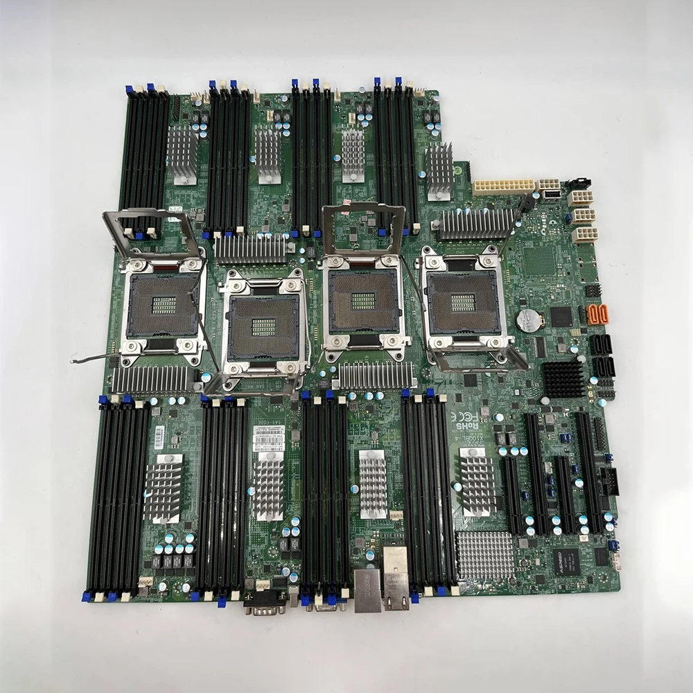 Serveru Pamatplates Quad Ligzda R1 (LGA 2011) Atbalsta Xeon Procesors E7-4800 v4/v3 Ģimenes Supermicro X10QBL-4