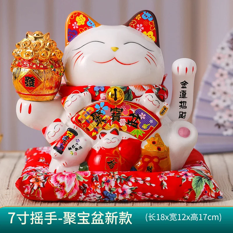 2023 Laimīgs Kaķis Apdare Cūciņa Banka Laimīgs Kaķis Radio Viļņu Dārgumu Veikals Dāvanu Ķīna Veiksmi Mājās Apdare Amatniecības Dāvanu