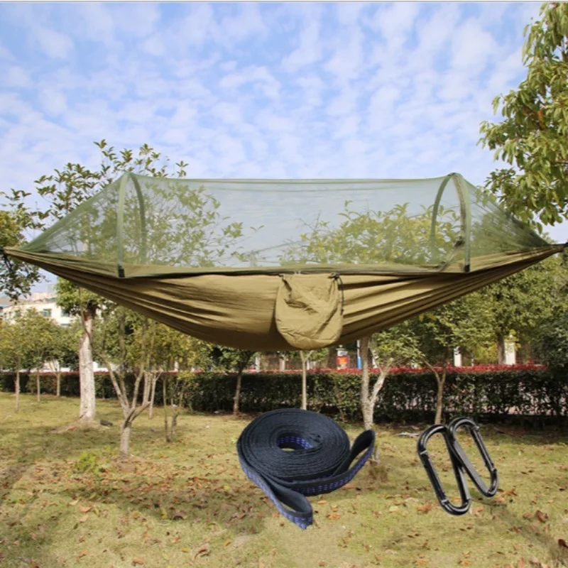 Tenda Jaring Nyamuk, Tempat Tidur Gantung Perjalanan Luar Ruangan Ayunan Gantung Portabel Furnitur Luar Ruangan