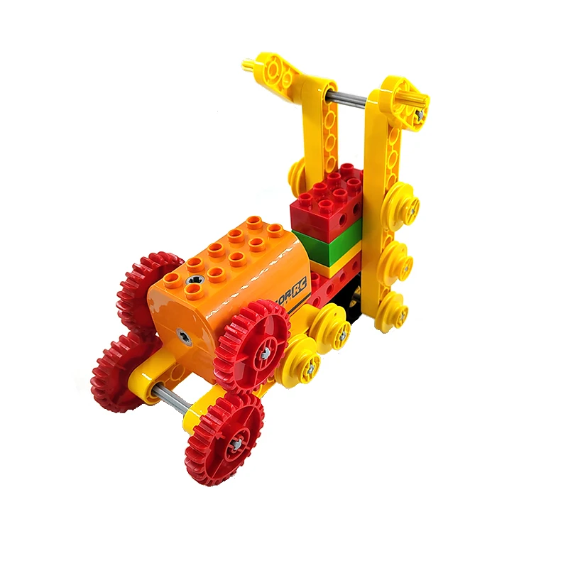 DIY 9656 Liela Izglītības Celtniecības Bloku Bērnu Barošanas Funkcijas RC Motorolleru Auto 45002 Bērniem Robots Transportlīdzekļa Km Ķieģeļu Rotaļlietas