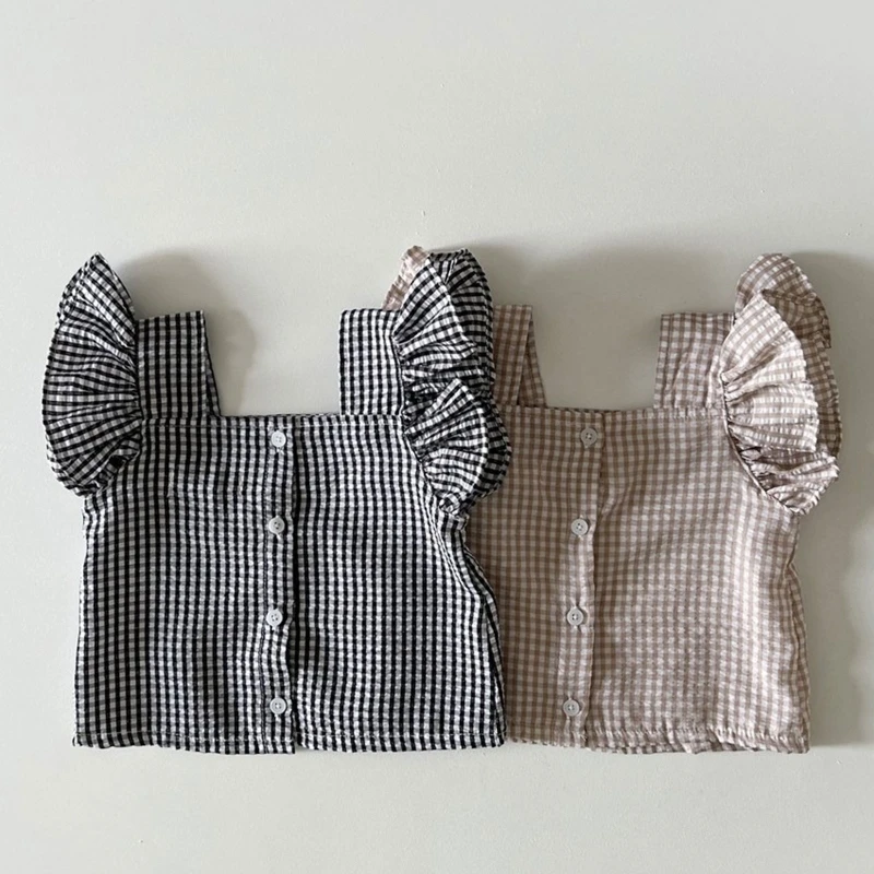 B2EB bez Piedurknēm Tvertnes Augšpusē & Šorti 2-Gabals Uzvalks Set Baby Meitenes Vasaras Apģērbu Komplekts