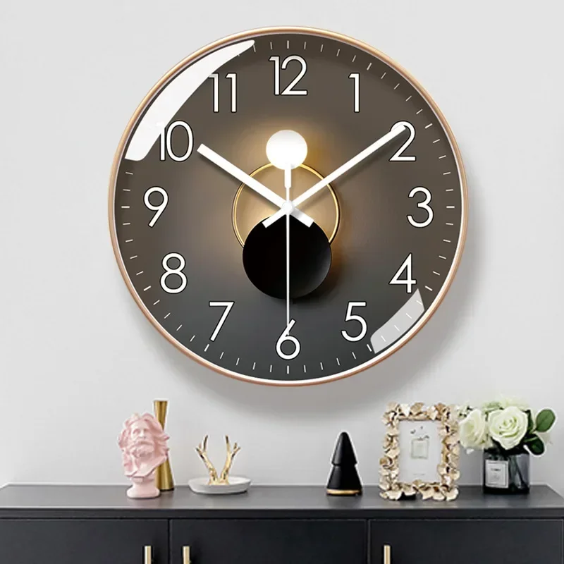 Pulkstenis Mājās, Pulkstenis Sienas Pulkstenis Dzīvojamā Istabā Vienkāršu Ziemeļvalstu Modes Sienas Watch Modern un Luxury