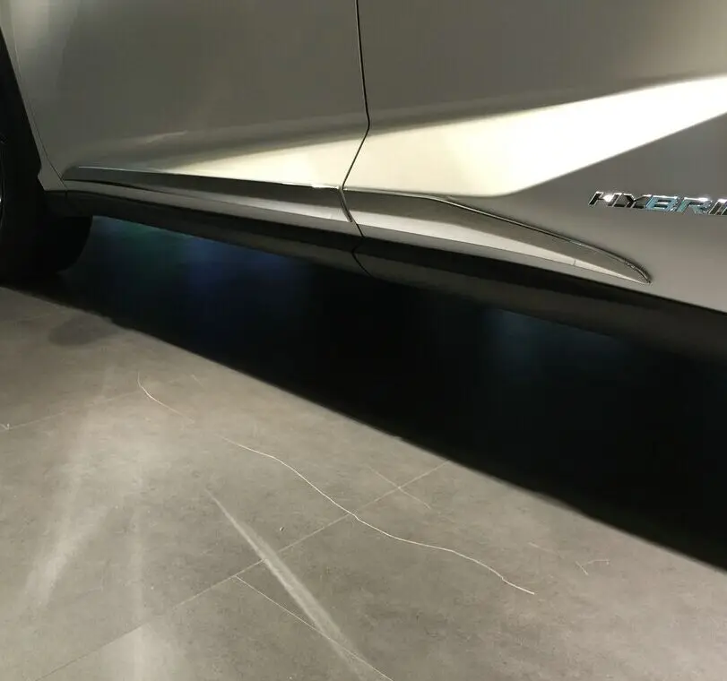 Par Lexus NX200T NX300H 2015 2016 2017 ABS Chrome Sānu Durvis Ķermeņa Molding Liešanas Apdares Auto Piederumi Uzlīmes