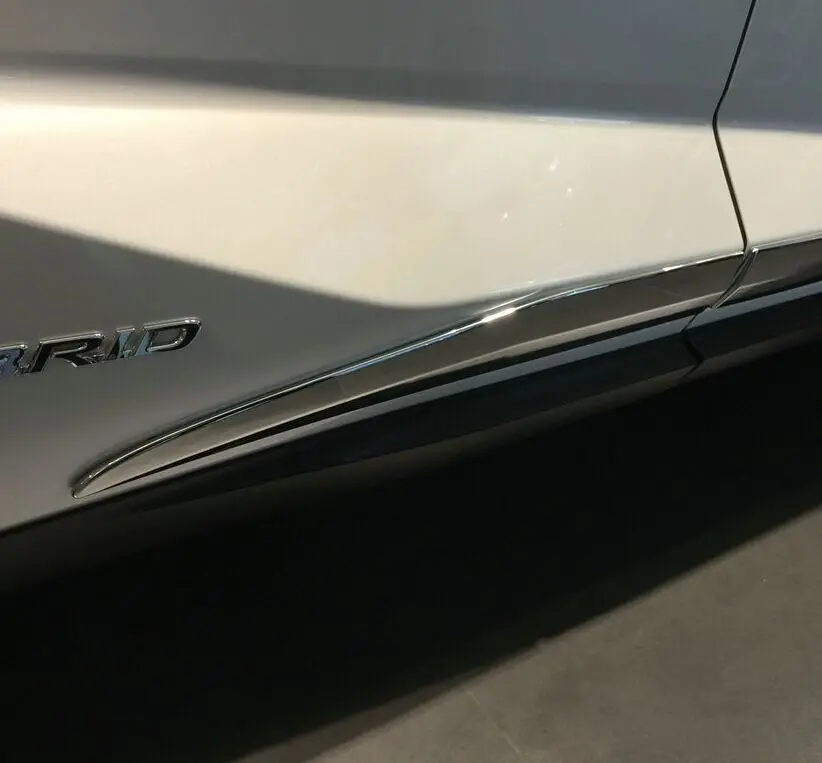 Par Lexus NX200T NX300H 2015 2016 2017 ABS Chrome Sānu Durvis Ķermeņa Molding Liešanas Apdares Auto Piederumi Uzlīmes