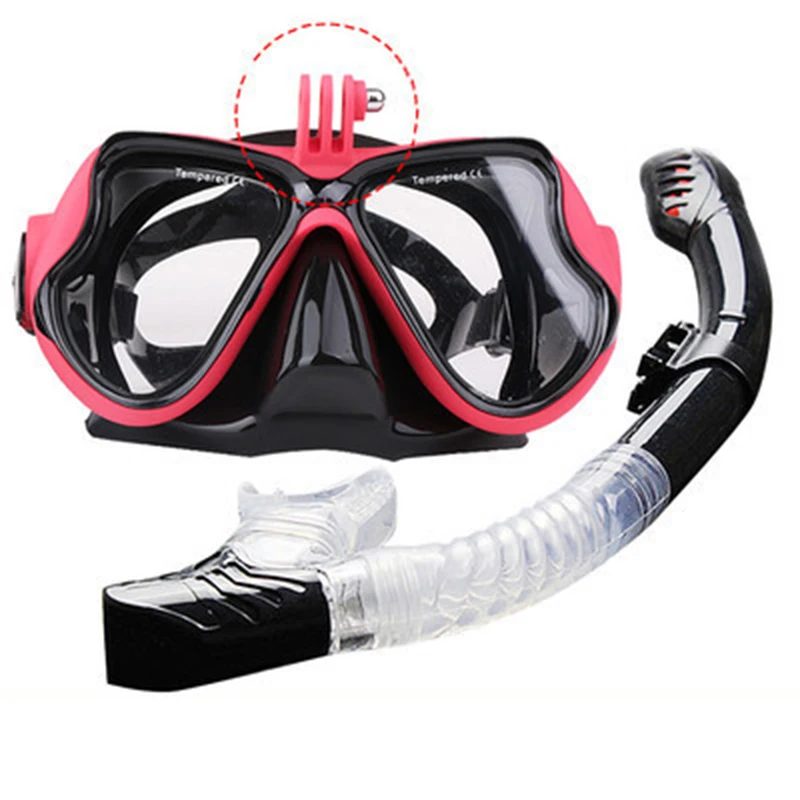 Niršana, Snorkelēšana Kamera Niršanas Maska Rūdīts Stikls Peldēšanas Brilles ar Caurules Zemūdens elpošanas Trubiņa Iekārtas