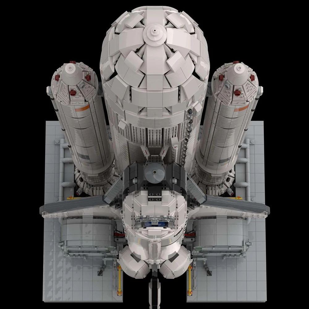 Space Shuttle Columbia STS-1 Ārējās Degvielas Tvertnes & SRB Addons Celtniecības Bloku Komplekts Saderīgs ar Lego 10283 Raķešu Gaisa kuģa Modelis