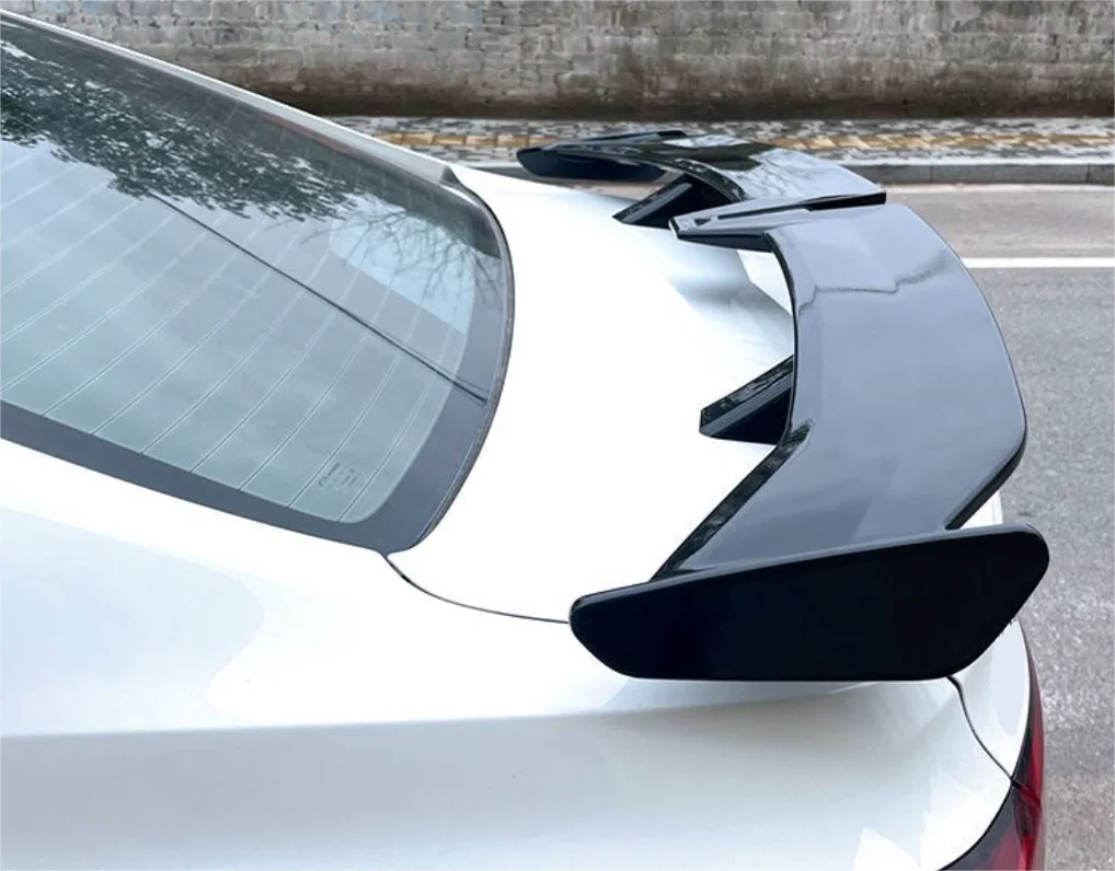 Vispārējais Universāls Aizmugures Bagāžnieka Lūpu Spoilers Ārējie Modelis PRO Stils Honda Accord Sedans 4 Durvju Glancēts Melns