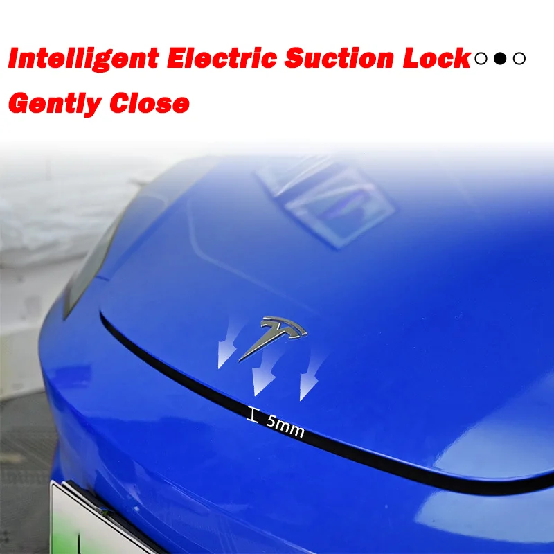 Smart Frunk Elektriskais Iesūkšanas Atslēga Modelis 3 Highland 2024. Gadam, Priekšējā Vāka Automātiska Soft Close Modelis 3/Y Auto Tuvāk Piederumu