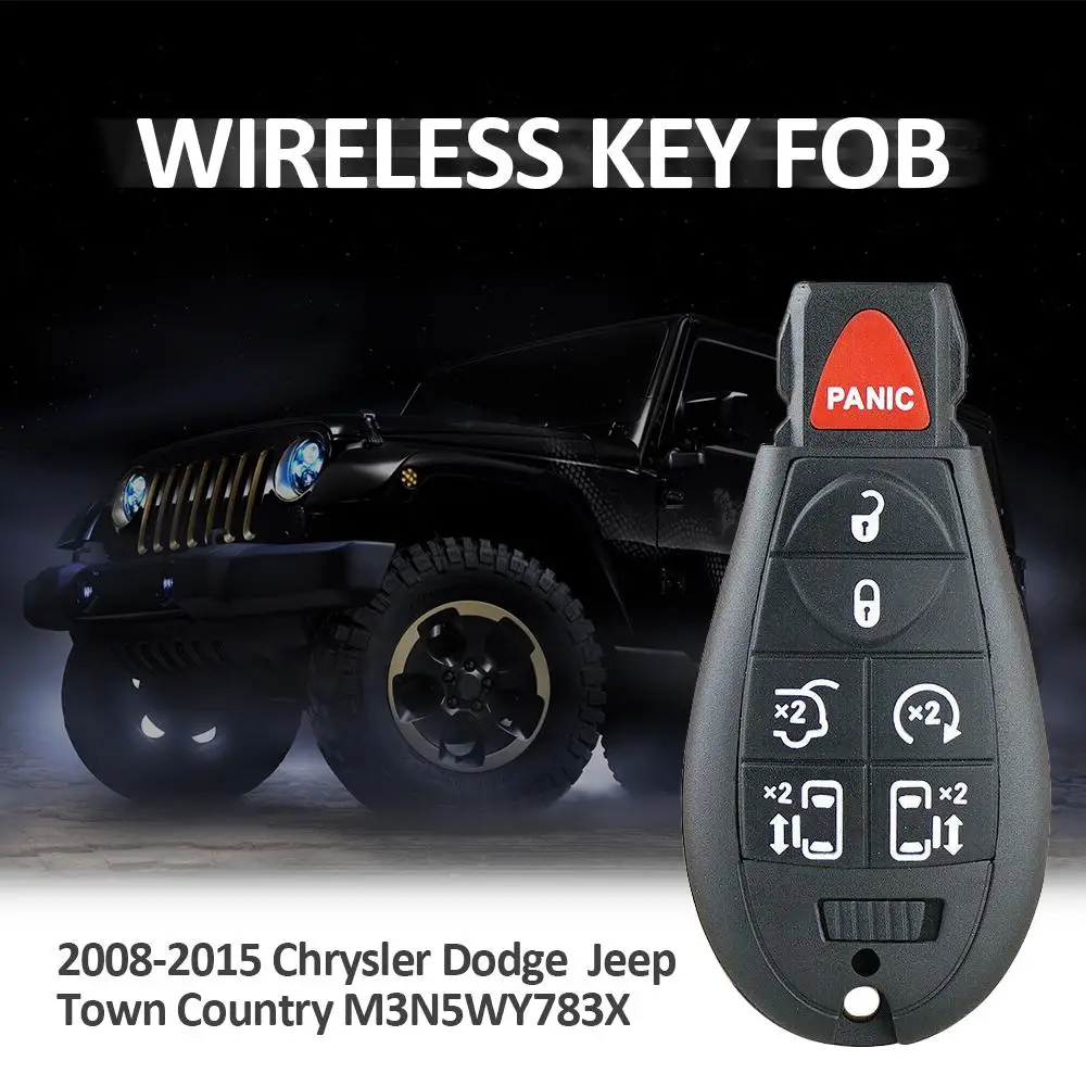 1~8PCS Smart Atslēgu Nomaiņa IYZ-C01C Jeep Chrysler Dodge 2011-2019 Ar Keyless Go Fobik 5026591AK 433Mhz PCF7945