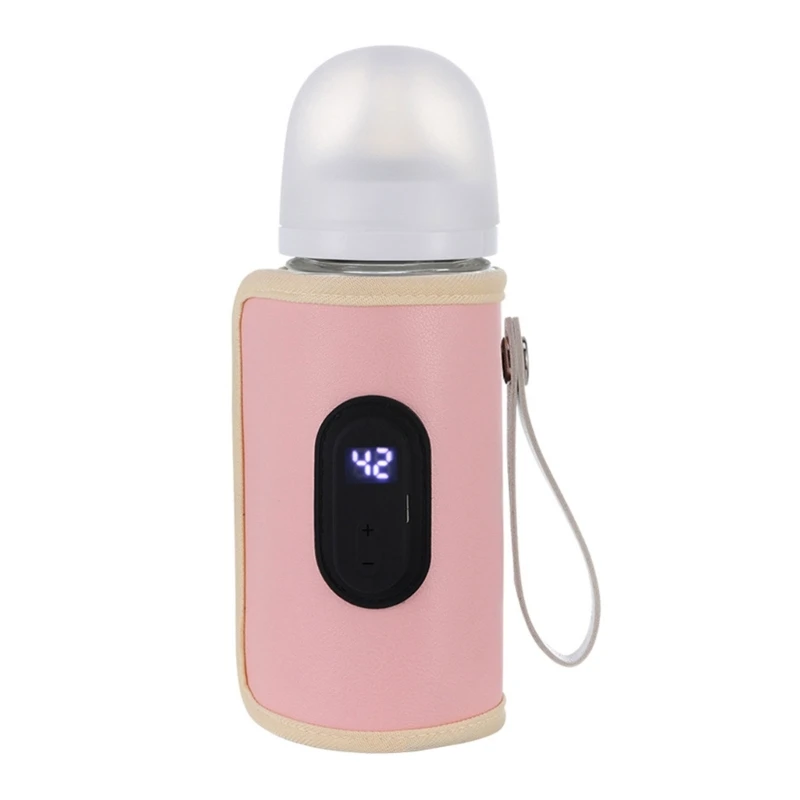 Aprūpe Pudeļu Sildītājs, USB Uzlāde, Apkures Piedurknēm Piena Siltāks 20 Temperatūras Regulēšana Izolētas Breastmilk Apkures Soma