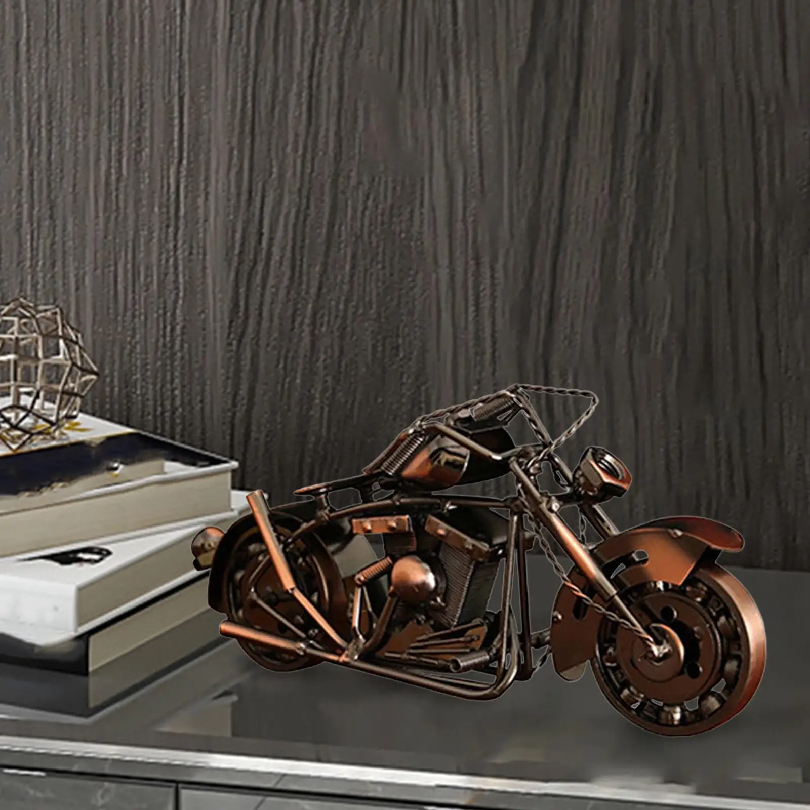 Motocikla Modeļa Motociklu Dzelzs Mākslas Skulptūru Neto Svars 0.74 kg Kolekcija