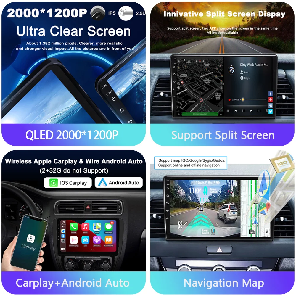 Android 13 BMW E46 M3 un X5 1998-2006 Carplay 9 collu 8 Kodolu Bluetooth Internets Wifi 4G Bluetooth GPS Navigācijas Multimediju