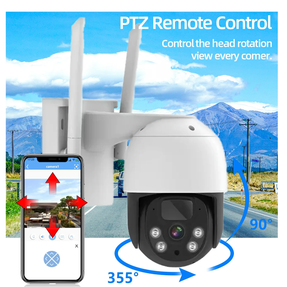 EseeCloud Wifi Saules Kamera PIR Cilvēka Atklāšanas Aizsardzības Drošības 5MP HD IP Bezvadu Saules Enerģijas CCTV Kameras Smart Home Cam