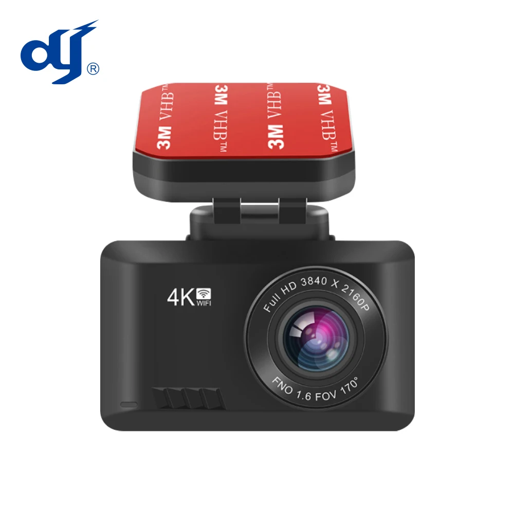 Karstā Pārdošanas Dual Dashcam 4K Ultra HD Žests Foto Auto Svītru Kameras ar Wifi un GPS Izsekošanas