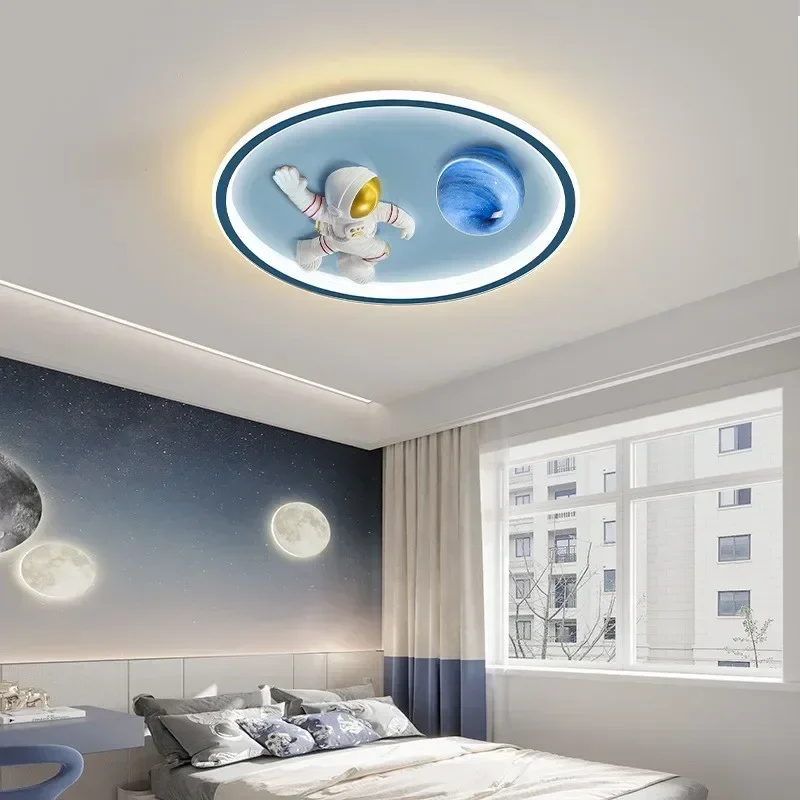 Mūsdienu LED Vienkāršas Apaļas formas Griestu lampas Astronauti Pegasus Sērija Bērnu Istabas Lampas Guļamistabas Jaunas Mājas Decoracion Apgaismes iekārtas