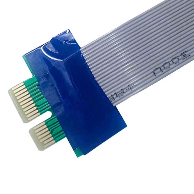 PCI Express Stāvvadu Kartes Paplašinājuma Kabeli PCIE 1X, Lai 1X Slots Stāvvadu Kartes Pārveidotāju Extender Kabeļa Adapteris