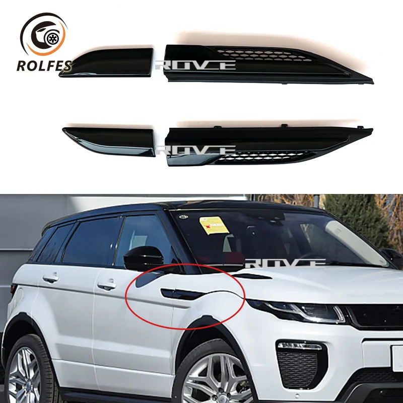 ROLFES Automašīnu Durvju Sānu Spārnos Atveres Vāciņu Nomaiņa Range Rover EVOQUE 2012-2019 Kontaktligzdas Dekoratīvās Uzlīmes Piederumu