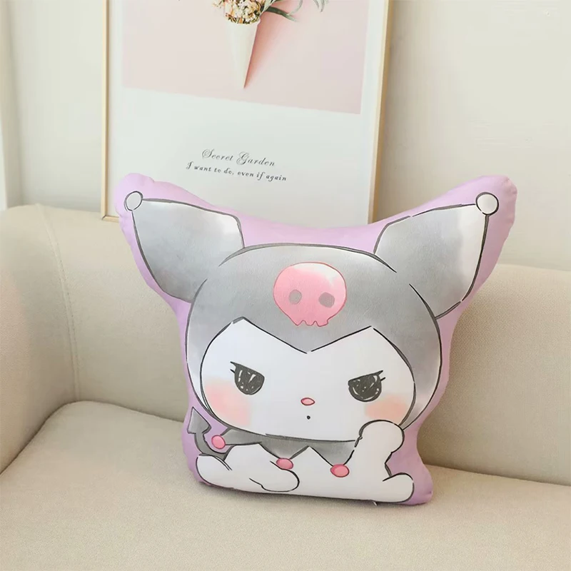 Kawaii Sanrio Spilvens Kuromi Cinnamoroll Hello Kitty Multfilmas Cute Anime Guļamistaba, Dīvāns Spilveni Krēsli Biroja Atpakaļ Rotaļlietas Meitenēm Dāvanas