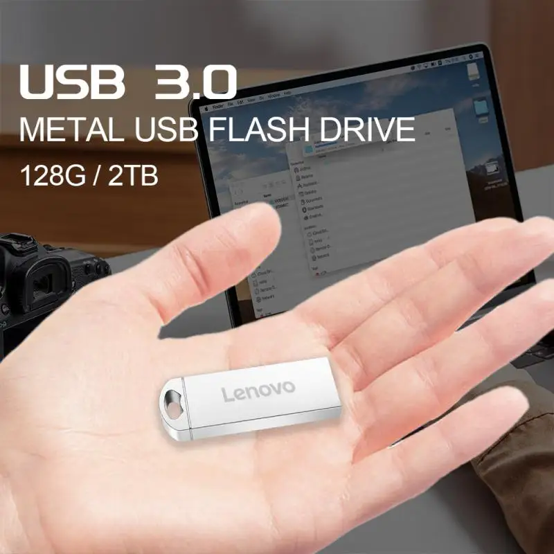 Lenovo USB 3.0 2TB Pen Drive Metāla Flash Disks ātrgaitas USB Flash Disks 128GB Usb Pendrive Biznesa Dāvanu PC Xbox Sērijas S