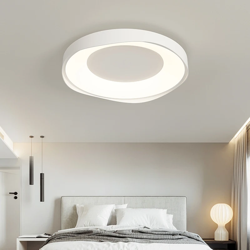 Balts Vienkārša Mūsdienu LED Griestu Gaismas Viedo Mājas Dekori Guļamistaba, Balkons Eju Dzīvo Dinning Studiju Telpas Atmosfēru Lampas