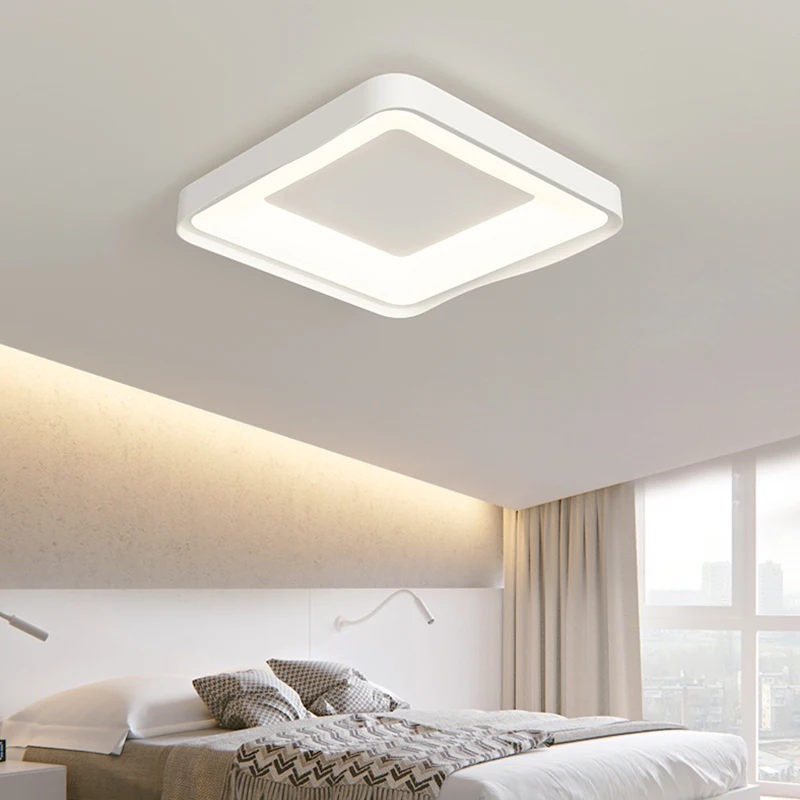 Balts Vienkārša Mūsdienu LED Griestu Gaismas Viedo Mājas Dekori Guļamistaba, Balkons Eju Dzīvo Dinning Studiju Telpas Atmosfēru Lampas