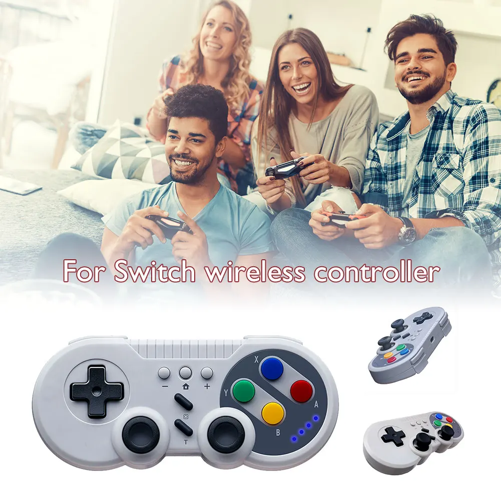 Bezvadu Spēļu Konsoli Gamepad Kontrolieris Kursorsviru ar Dual Mehānisko Vibrāciju, Turbo Funkcija, Nintendo Slēdzis PC Windows