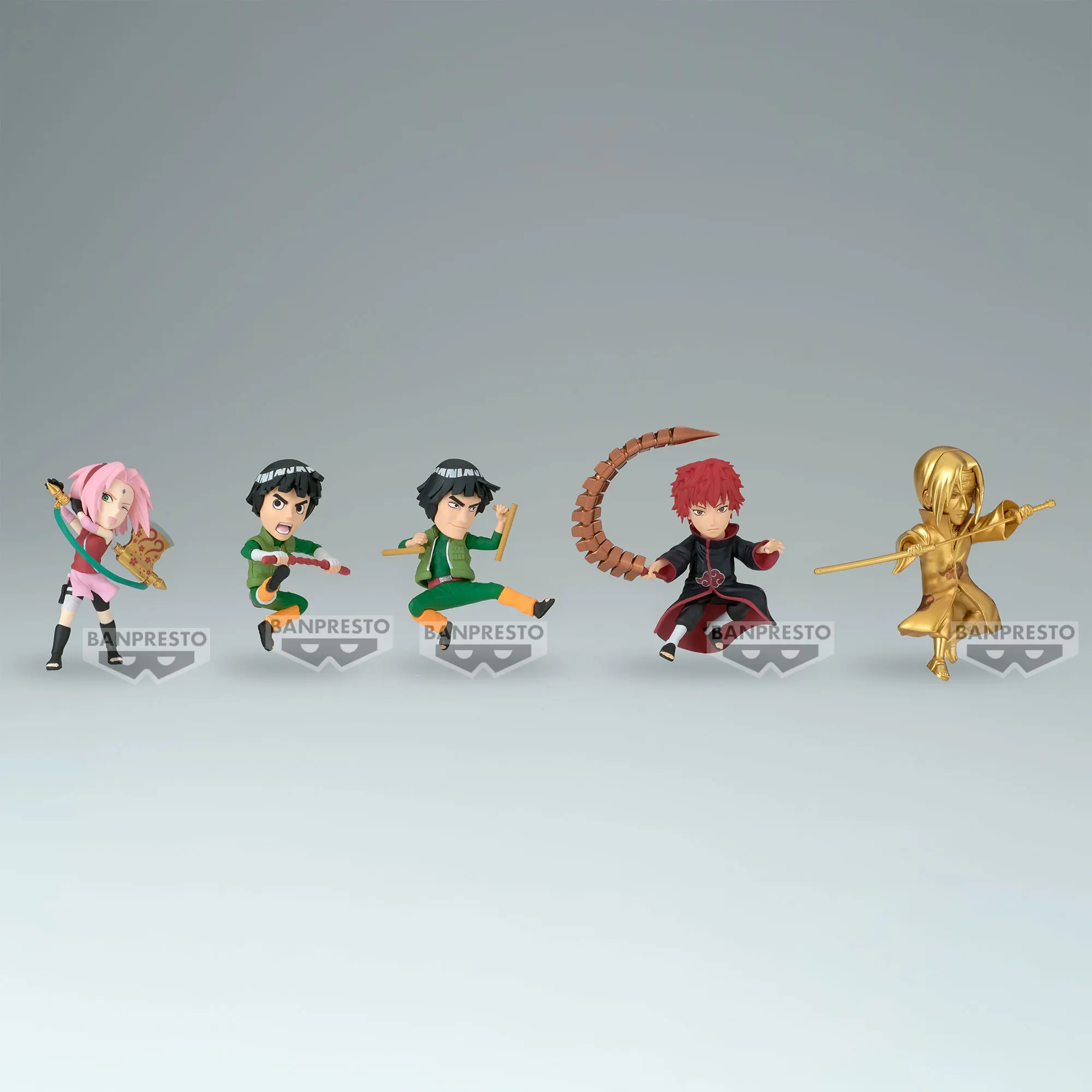 Oriģināla Anime Naruto WCF NARUTOP99 Sēj.4 Haruno Sakura, Rock Lee Sasori, Iespējams, Puisis PVC Darbības Rādītāji Shippuden Rotaļlietas Bērniem