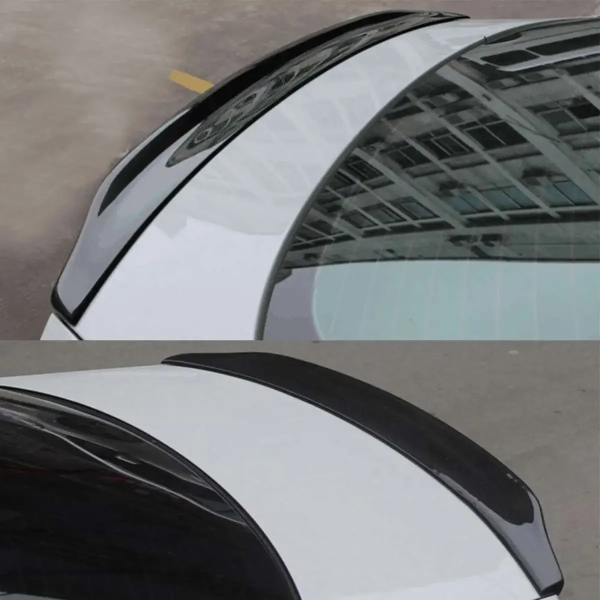 Auto Aizmugures Trunk Boot Lūpu Spoilers Ārējie Vāku Pagarināšanu Astes Spārnu PAR SUBARU WRX STI VA1 VA2 2015-2021 Modifikācijas Daļa Ķermeņa Komplekta
