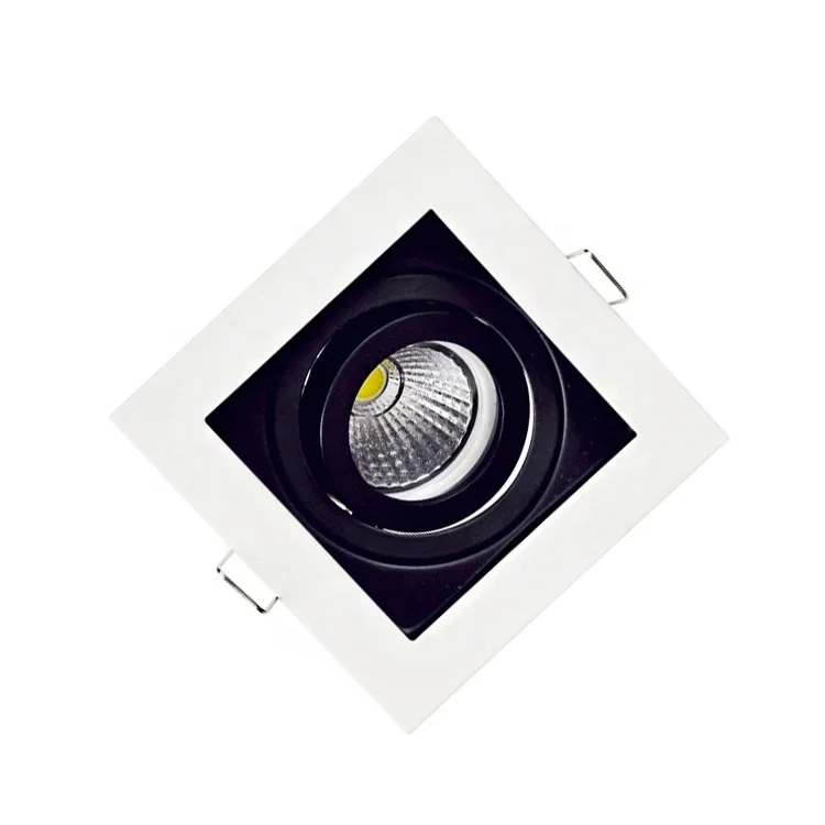 Melnā un Baltā AluminiumSurface Uzstādīts Kvadrātveida, Apaļas GU10 MR16 Uzmanības centrā Griestu Gaismas Mājokļu Downlights Armatūra