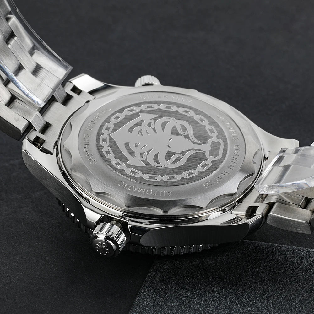 Astoņkāji Vīriešiem Automātiskā Skatīties 42mm Luksusa Mehāniskās rokas Pulkstenis Diver 300M Ūdensizturīgs BGW-9 Gaismas Safīra Keramikas Bezel PT5000