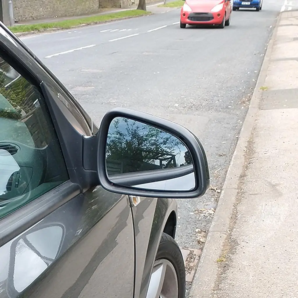 Par Opel Vauxhall Astra H, 2009 2010 2011 pa Kreisi, Labajā Pusē Ārējie Spoguļi Izliekta Stikla pašlīmējošas Stick Uz Spoguļa Aizmugures Platleņķa