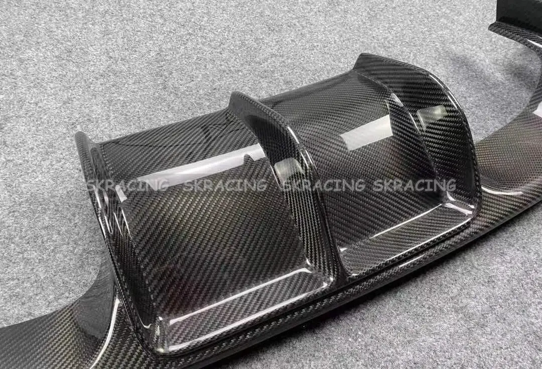 Auto Aizmugurējā Bufera Difuzoru 2014. - 2020. gadam BMW M3 F80 F82 M4 Oglekļa Šķiedras LIELS 3PCS V Stils Ķermeņa Komplekta Dekoratīvie