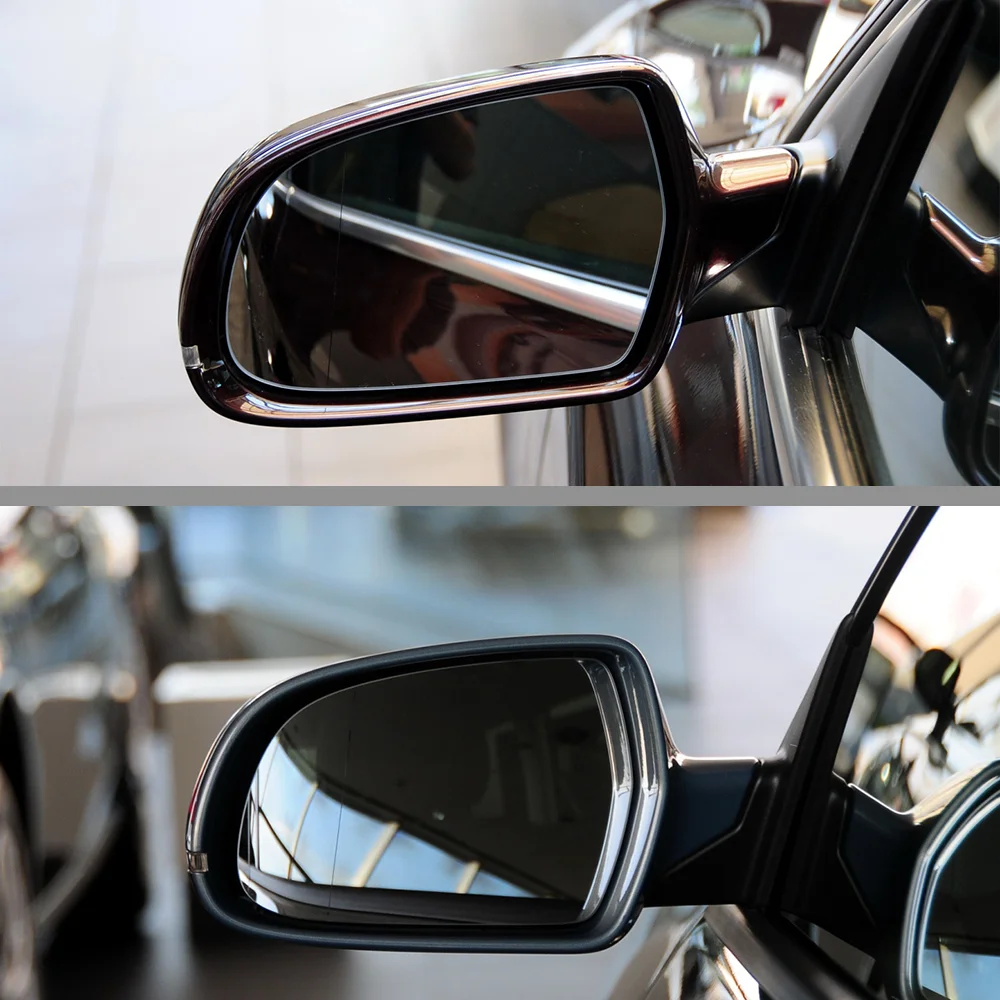 Auto Apsildāmi Atpakaļskata Spoguļa Stikls Audi A3 8P RS3 A4 S4 RS4 A5, S5, RS5, B8.5 2011. - 2016. Gada Pusē Spārns Apkures Spogulis, Stikls Balta
