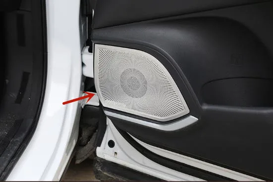 Par Haval F7X 2019-2020 Augstas kvalitātes nerūsējošā tērauda Audio skaļrunis dekoratīvā vāciņa Anti-scratch aizsardzības auto piederumi