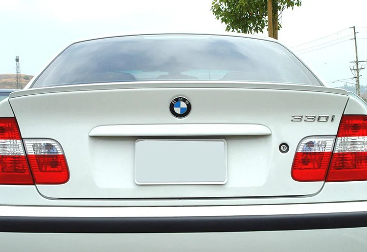 Par E46 Spoilers 98-06 BMW E46 BMW 3. Sērijas 318 320 323 325 328 Spoilers ABS plastmasas Materiāla Automašīnas Aizmugurējo Spārnu Krāsu Aizmugurējais Spoileris