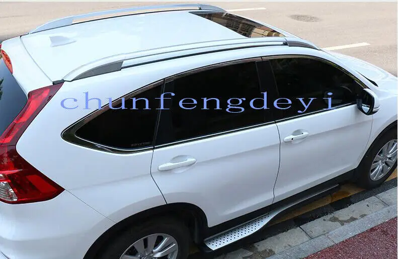 Honda CRV CR-V 2012. - 2016. gadam automašīnas accesorries Skaida Jumta Bagāžnieks Pusē Dzelzceļa Bāri Bagāžas Pārvadātājs 2gab