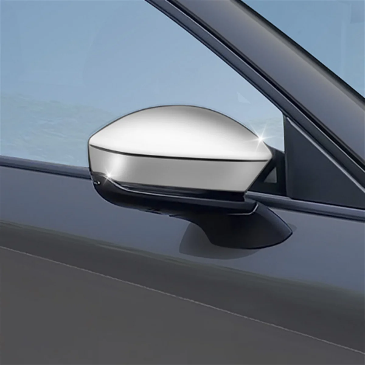 Auto Sudraba Atpakaļskata Sānu Spoguļi Vāciņš Melns Rāmis Sānu Spoguļi Vāciņi Mazda CX-60 2022 2023