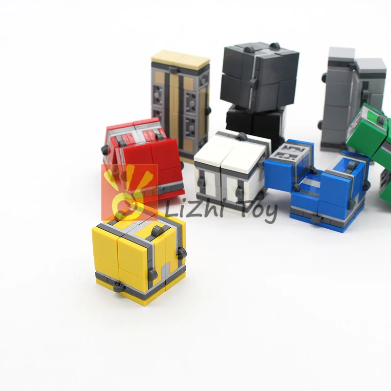 KM DIY Celtniecības Bloki, Ķieģeļi Bezgalīgs Cube Pirkstu Dekompresijas Bērnu Dienas Dāvanu Savietojams ar Visiem Zīmoliem, Rotaļlietas