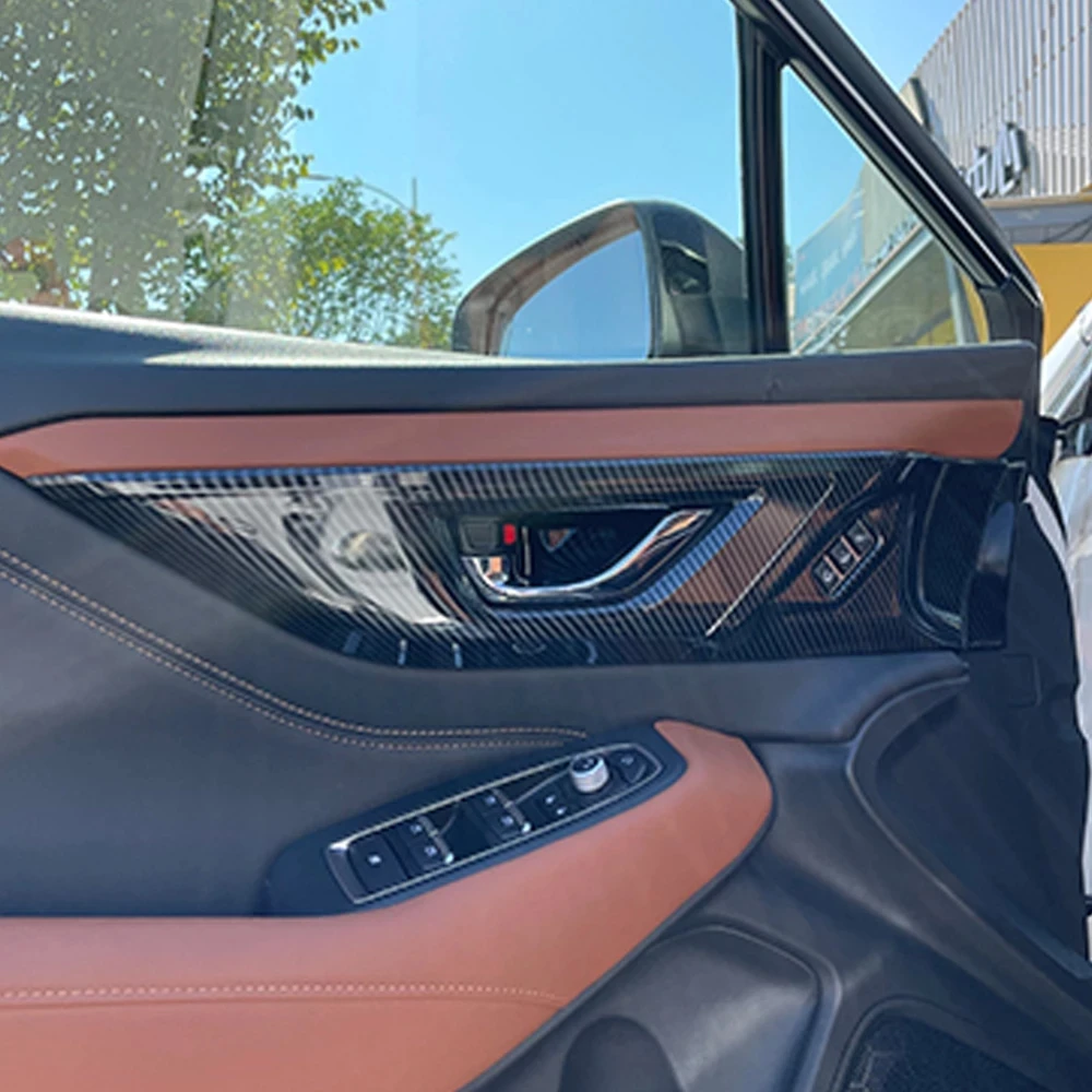 ABS Oglekļa Šķiedras Subaru Outback 2020 2021 2022 Iekšlietu Auto Piederumi Aizmugures Gaisa Ventilācijas Paneli, Apdares nosedzošais ietvars Kontaktligzdas Uzlīme