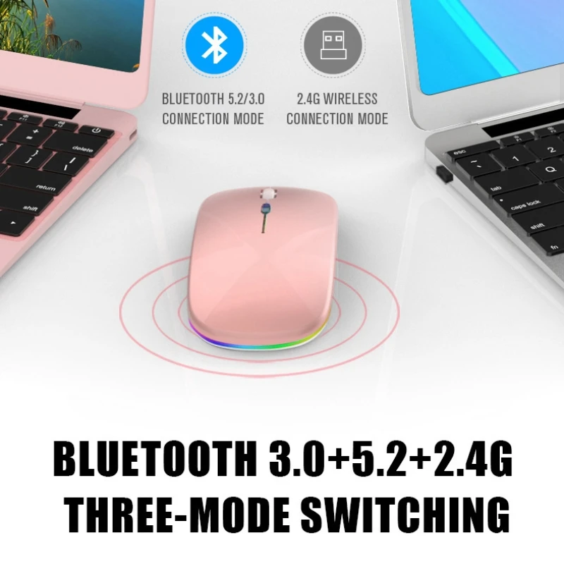 Bluetooth bezvadu Peles Spēļu Macbook Pro Portatīvo DATORU 2.4 Ghz Savienojumu, 4 Atslēgas 1600 DPI Ergonomisks iebūvētais Litija Akumulators