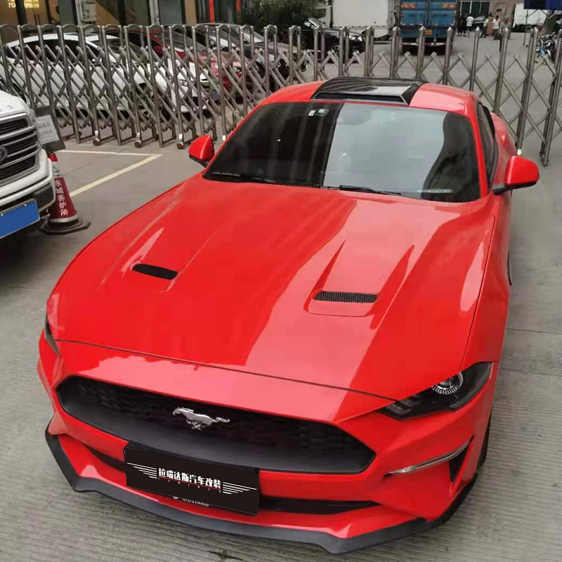 Par 2015-2023 Ford Mustang ASV Versija Īpašas Jumta Apdares Kausi Atdalītāja Gaisa plūsmu Segums Oglekļa Šķiedras Materiāla Ķermeņa Komplekta