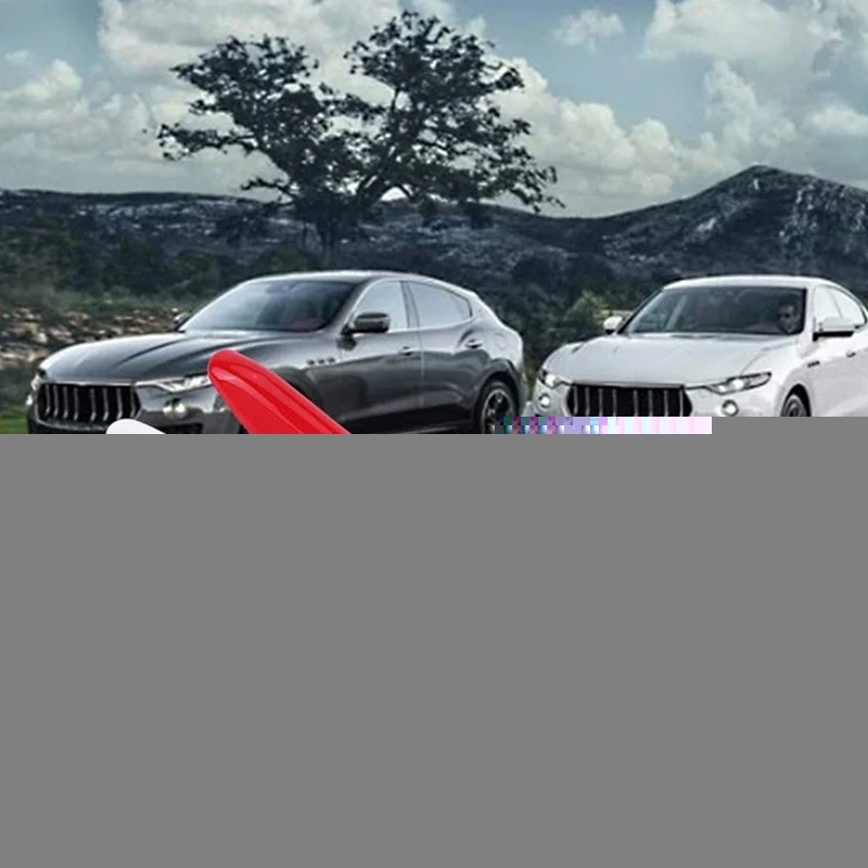 3Pcs Auto Režģi Ievietotu Apdari, lai Maserati Levante 2017-2018 Auto Glancēts Priekšējais Režģis Svītras, Spilgti Dekori Eksterjera Dizains