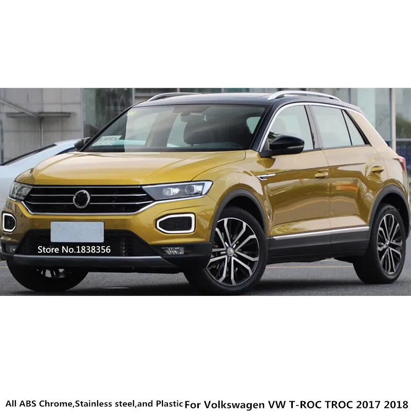 Par Volkswagen VW T-ROC TROC 2017 2018 2019 2020 2021 Iekšējo Iekšpusē Aizmugures Bufera Apdare Nerūsējošā Tērauda Pretnodiluma Palodzes Bagāžnieka Plāksnes Pedāli