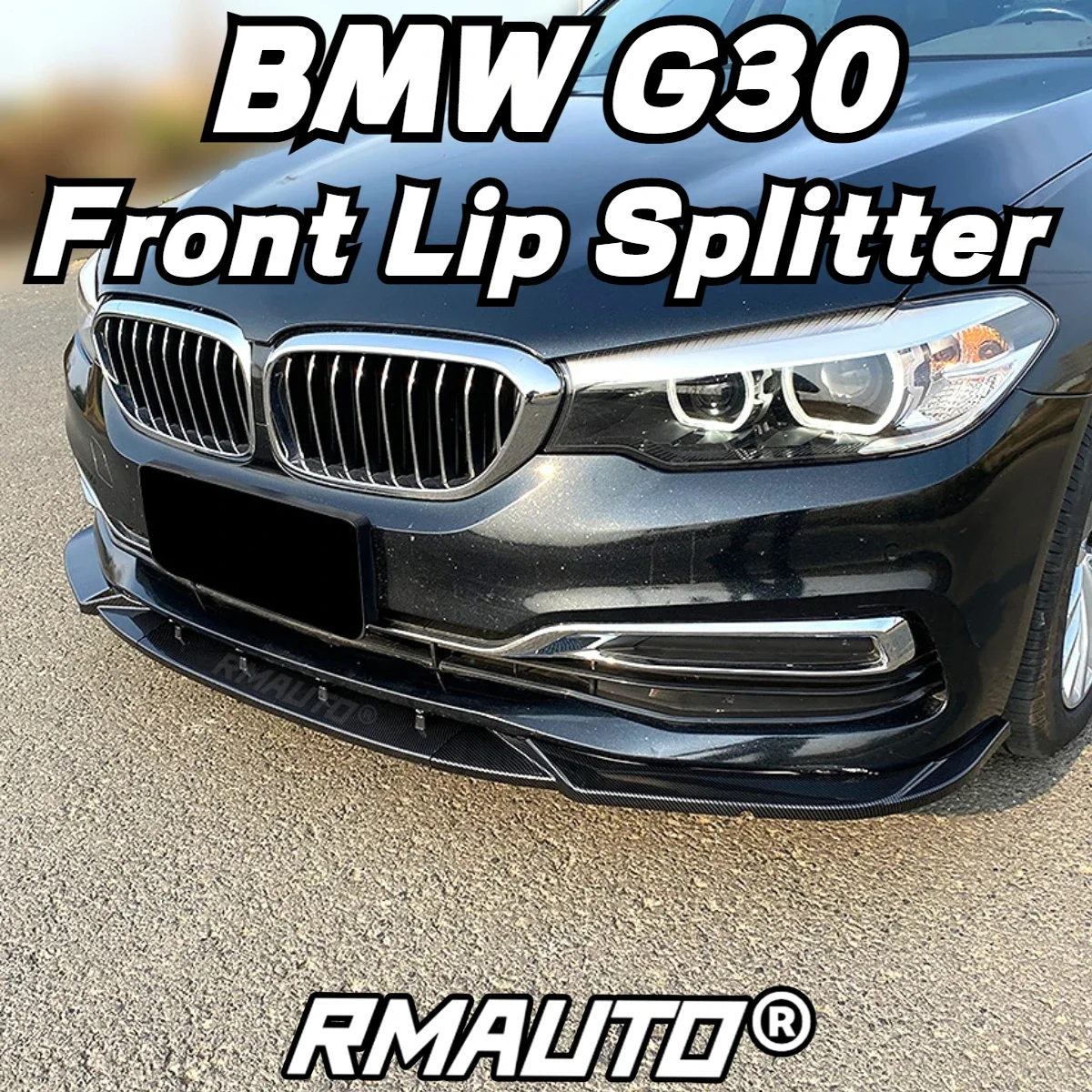 G30 Priekšējo Lūpu Priekšējā Bufera Spoileris Lūpa Sadalītāja Bufera Difuzoru Pārsegs BMW 5 Sērijas G30 2017-2022 Auto Aksesuāri Virsbūves Komplektu