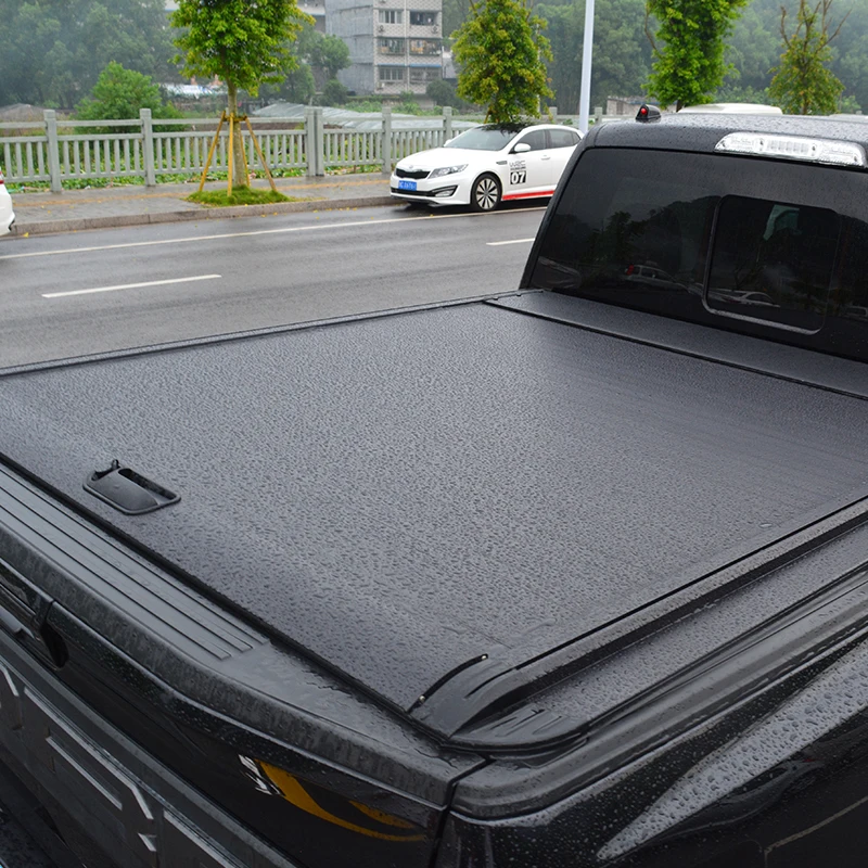 bagāžnieka salokāms tri-reizes pikaps tonneau segtu aluminio elektriskās par Dodge Ram 1500 Isuzu D-Max