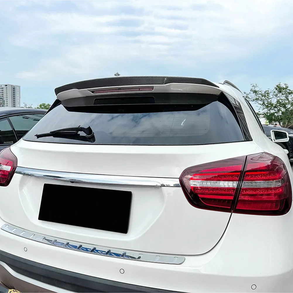 Automašīnu top spoilers fiksētu spārnu ABS Oglekļa Šķiedras Aizmugures Bagāžnieka Spoilers Priekš Mercedes Benz GLA Klases X156 2014 - 2019 GLA180 GLA200 GLA45