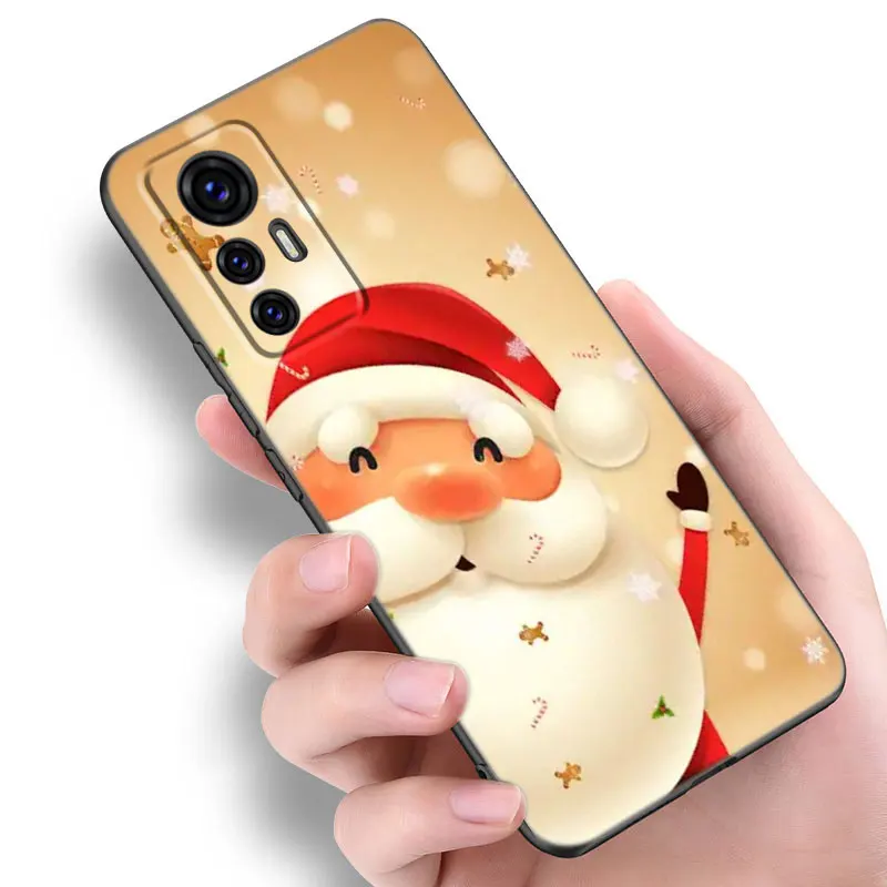 Priecīgus Ziemassvētkus Sniegavīrs Phone Gadījumā Xiaomi Mi A2 8 9 SE, Ņemiet vērā, 10 10T 11 12 Lite 9T 11T 12S 12T Pro A3 6X 12X TPU Melns Segt